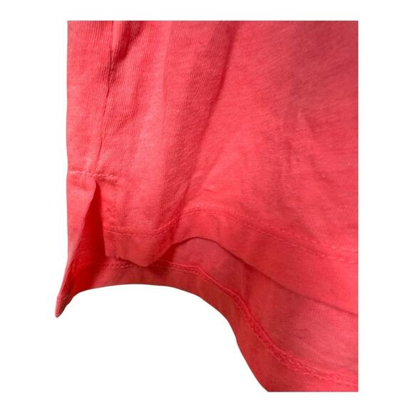 GAP Women’s Short Sleeve Neon Color With White Stripe Graphic Crew Neck Sz L NWT - Picture 2 of 6